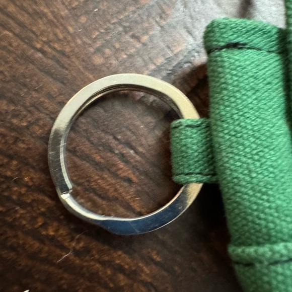 Free People Emerald Green Mini Tote Keychain Bag Charm - Picture 9 of 11